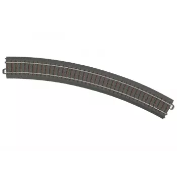 Märklin 24430 HO C-Track Straight Track 437.5 mm, Nickel Silver Rails, Brown Ballast