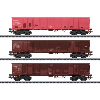 Märklin 047188 H0 Stake Car with Log Load, Era IV DB, 3-Rail AC