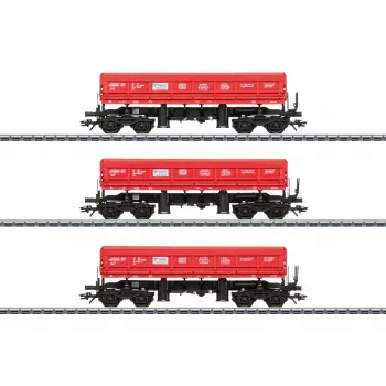 Märklin 48458 H0 3-Car Side-Tipping Wagon Set Fas of DB Schenker Rail Polska S.A.