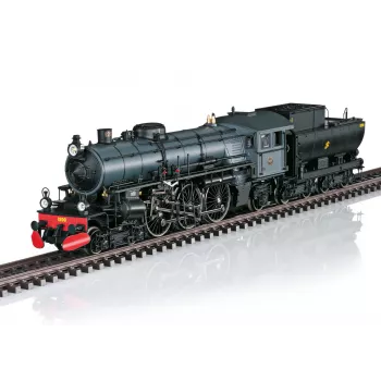 Märklin 39490 H0 Express Steam Locomotive Bavarian S 3/6, Road Number 18 490, AC Digital with Sound and Smoke