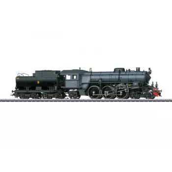 Märklin 39490 H0 Express Steam Locomotive Bavarian S 3/6, Road Number 18 490, AC Digital with Sound and Smoke