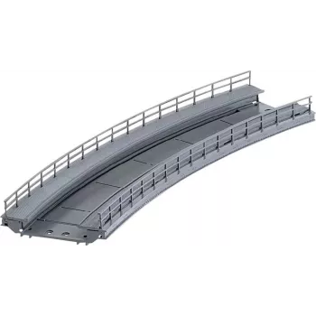 Märklin Curved Ramp Section for Bridge Pier H0 Scale Grey 074623