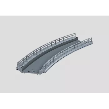 Märklin Curved Ramp Section for Bridge Pier H0 Scale Grey 074623