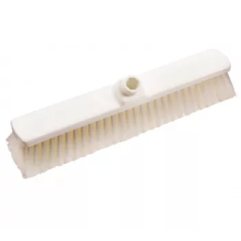 Haug Bürsten 88820 Broom Head, White Plastic, 40 cm Wide, Threaded Connection