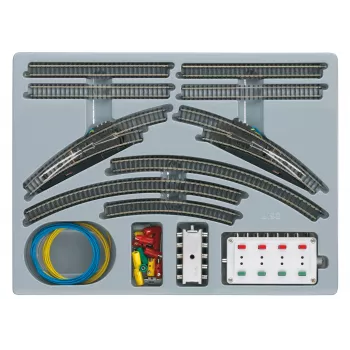 Märklin 08192 Double Track Pack T1 - Z Gauge (1:220) Track Expansion Set