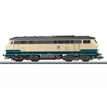 Märklin 39215 H0 Class 218 Diesel Locomotive DB Ocean Blue mfx+ Sound & LED