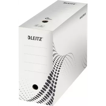 LEITZ easyboxx Archive Box White 150 mm Internal Width, 25 Pack, Recycled Corrugated Cardboard