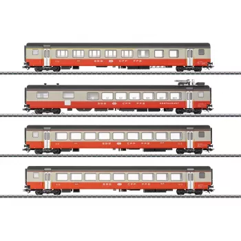 Märklin 42190 H0 4-Car Set Swiss Express Passenger Cars SBB