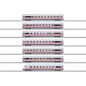 Märklin 042930 H0 ICE High-Speed Train Car Set with 7 Cars, DB AG, Scale 1:87