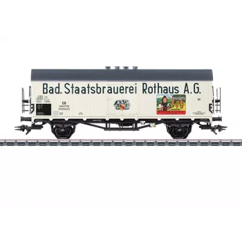 Märklin 046805 H0 AC Rungenwagen Rlmms 580 Deutsche Bundesbahn Era IV Flatcar with Stanchions