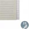 LEITZ Paper Register Blank 20 Tabs A4 White with Universal Punching 12203085
