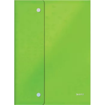 LEITZ 4469 Collection Folder with Snap Fastener, Assorted Colours, DIN A4, Polypropylene 4469-00-99