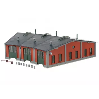 Märklin 72887 Locomotive Shed Building Kit, HO Scale