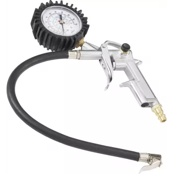 Brüder Mannesmann Tire Inflator with Pressure Gauge 1543
