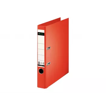 LEITZ 180° Lever Arch File A4 50 mm Light Red Cardboard 1008-00-20