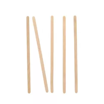 PAPSTAR pure Wooden Stirring Sticks, 1000 pcs, 140 mm, FSC® Certified, Biodegradable 84843