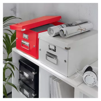 Leitz Click & Store WOW File Box Cardboard Red 60440026