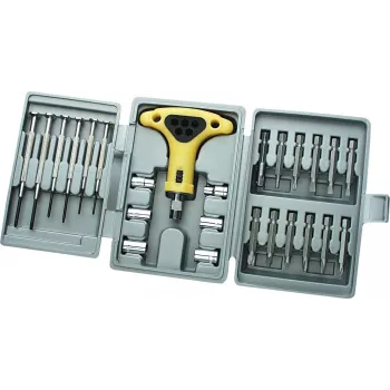 Brüder Mannesmann M29301 26-Piece Mixed Tool Set in Plastic Case
