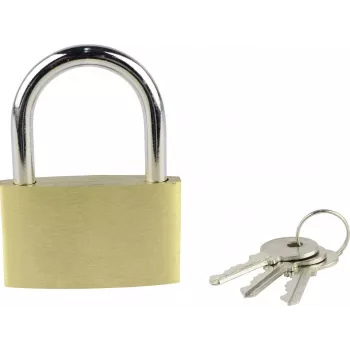 BRÜDER MANNESMANN M413-50 Brass Padlock 50 mm