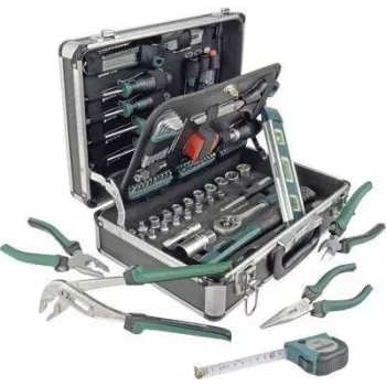 Brüder Mannesmann 90-Piece Home Tool Kit in Aluminum Case M29067