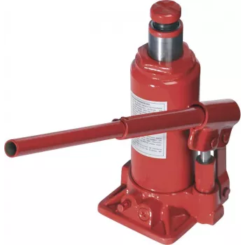 Brüder Mannesmann Hydraulic Bottle Jack 3 t, Lifting Range 195-380 mm, GS Certified 007-T-GS-3T