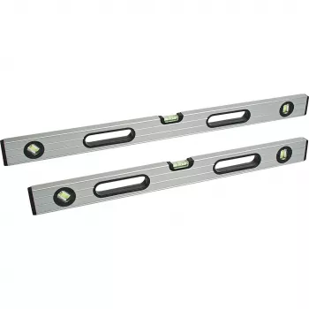 BRÜDER MANNESMANN Spirit Level 600 mm, 3 Vials, Aluminium 80860