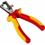 BRÜDER MANNESMANN VDE Wire Stripping Pliers 160 mm, 1000V Insulated, Chrome Vanadium, Red/Yellow 10608