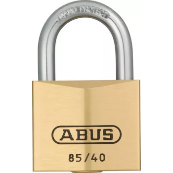ABUS 85/40 Solid Brass Padlock with Hardened Steel Shackle, 40 mm, Keyed, 2 Keys 806308
