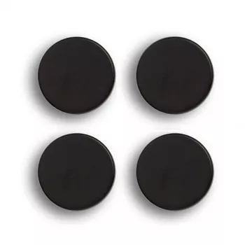 Zeller 4 Round Black Magnets Ø 23 mm x 9 mm (11236)
