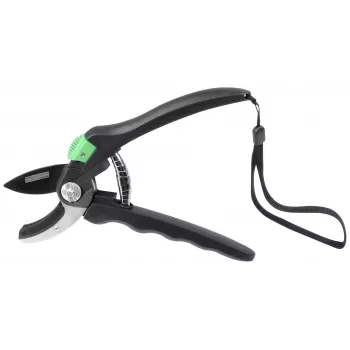 BRÜDER MANNESMANN Anvil Pruner M63100, Black/Green, Non-Stick Blade, 20 mm Cutting Capacity