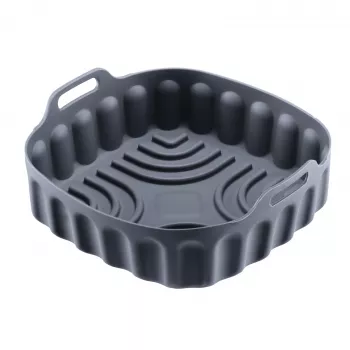WESTMARK Square Mini Air Fryer Baking Mold 18.5 x 18.5 cm Silicone Anthracite 22012270