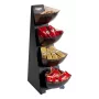 APS MULTI RACK 4-Tier Portion Dispenser, Stainless Steel Black, 4 Containers 11414