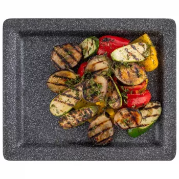 APS FROSTFIRE GN 1/2 Aluminium Non-Stick Tray, Silver-Black, 325 x 265 mm 30501