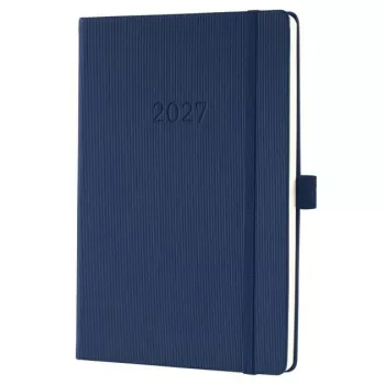 SIGEL Conceptum 2027 Dark Blue Book Calendar A5 Weekly Planner C2762