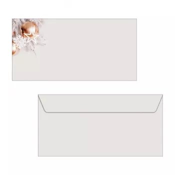 SIGEL DU429 Christmas in Rose-Gold Envelopes DIN Long, Pack of 50