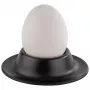APS Egg Cup, Melamine, Black, Set of 4, 85 mm Diameter, 20 mm Height, Dishwasher Safe (83849)