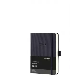 SIGEL Conceptum Pocket Calendar 2027 Black C2711