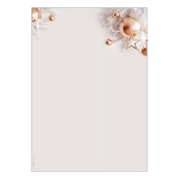 SIGEL DP429 Christmas Letter Paper A4 90 g/m² 100 Sheets Rose-Gold Motif