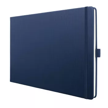 SIGEL Conceptum A4 Landscape Dot Grid Notebook Dark Blue Hardcover 132 Pages CO206