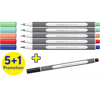 Schneider Paint-It 070 Felt-Tip Pen Set Assorted Colours 6 pcs ML07010503