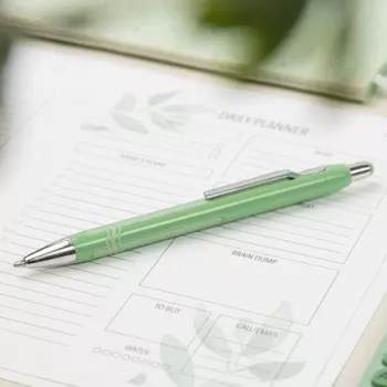Schneider Epsilon Ballpoint Pen Green Barrel Blue Ink 138614