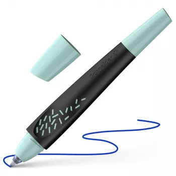 Schneider Breeze Rollerball Pen Black-Mint 0.6 mm Blue Ink (188815)