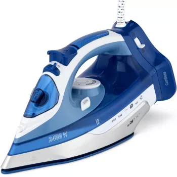 Clatronic DB 3706 Dry & Steam Iron Ceramic Soleplate Blue/White 2400 W 263858