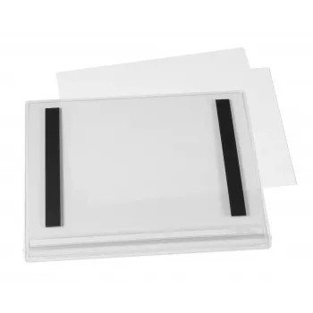 DURABLE Waterproof A5 Magnetic Poster Frame, 5 Pack, Black 505819