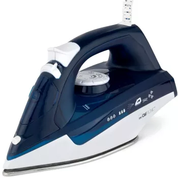 Clatronic DB 3704 Steam Iron Stainless Steel Soleplate Blue/White 2200 W 263856