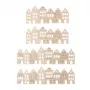 Rayher Decorative Craft Blanks Natural Veneer Wood Nordic Houses, 4 Pieces (46809505)