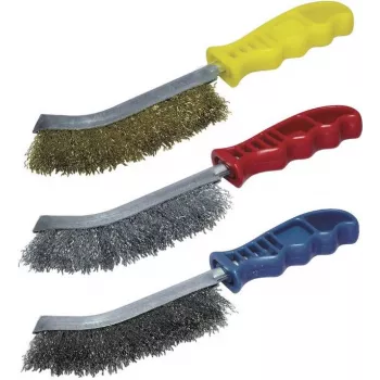 wolfcraft 3-Piece Hand Wire Brush Set 2138000