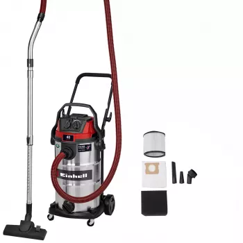 Einhell TE-VC 4090 SACL Wet & Dry Vacuum Cleaner 40 L Stainless Steel Dust Class L 2347445