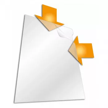 DURABLE STANDARD A4 Transparent Document Sleeves, 100 Pack, 0.10 mm rPP, Open Top and Right 247819