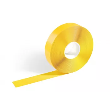 DURABLE DURALINE 50/05 Self-Adhesive Floor Marking Tape, Yellow, 50 mm x 5 m 1021988